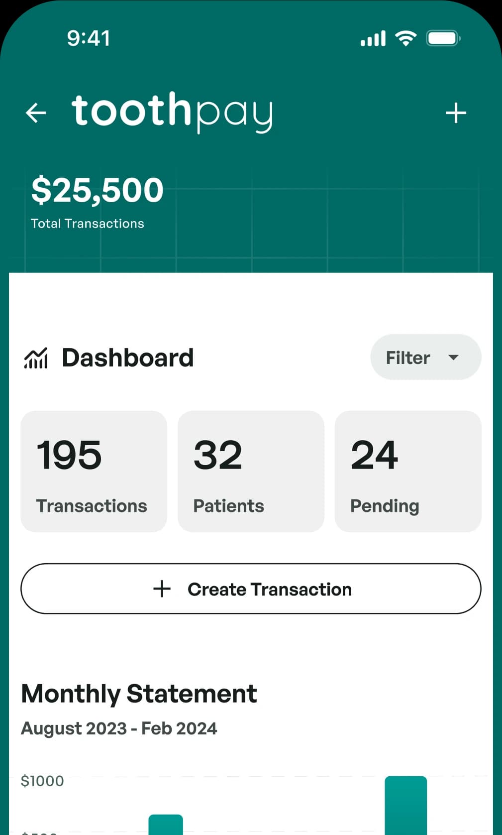 Toothpay app on mobile